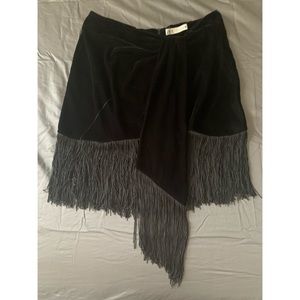 Zara fringe skirt